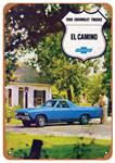 Sign, Aluminum 10"x14", 1968 El Camino
