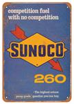 Sign, Aluminum 10"x14", Sunoco Competition Fuel