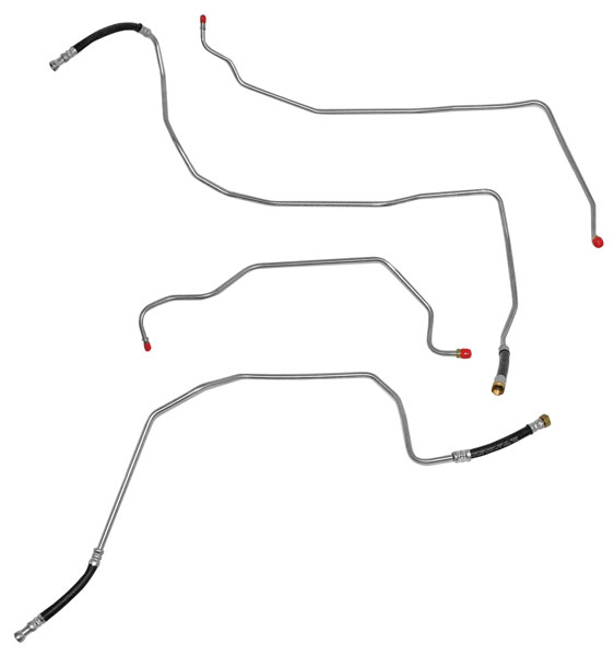 Fine Lines Cooler Lines, Transmission, 200006 Escalade/ESV/EXT, w/o Auxiliary Cooler, 4pc