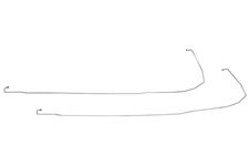 Brake Lines, Intermediate, 2003-06 Escalade ESV/EXT, 130" W.B., Trac Cntrl, Pair