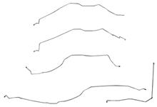 Brake Line Set, Front, 2000-02 Escalade/EXT, 2/4WD, W/Torsion Bar, 5-Pc