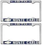 License Plate Frame, 1970 Monte Carlo