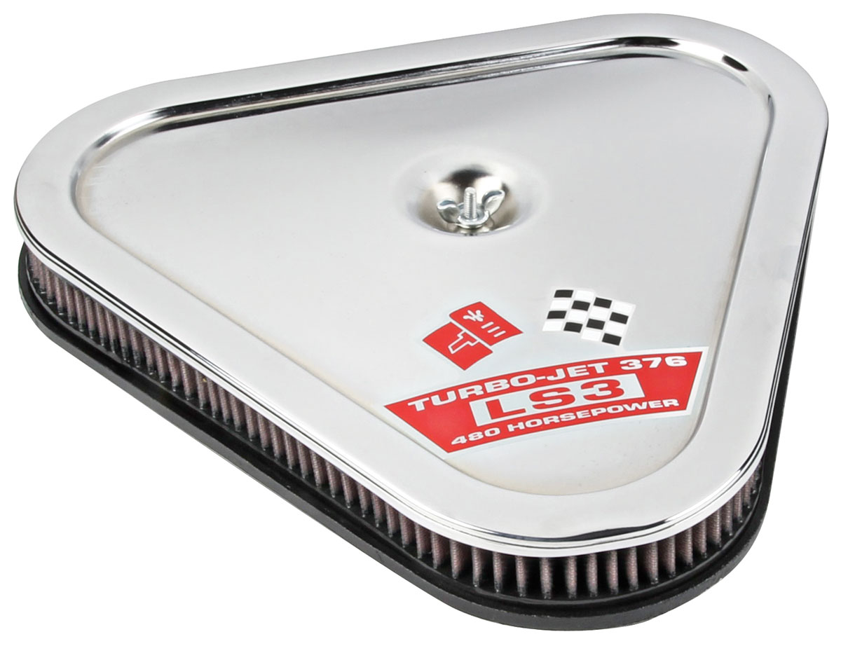 Air Cleaner, Lokar, LS TriPower w/ TB and 4150 Adapters