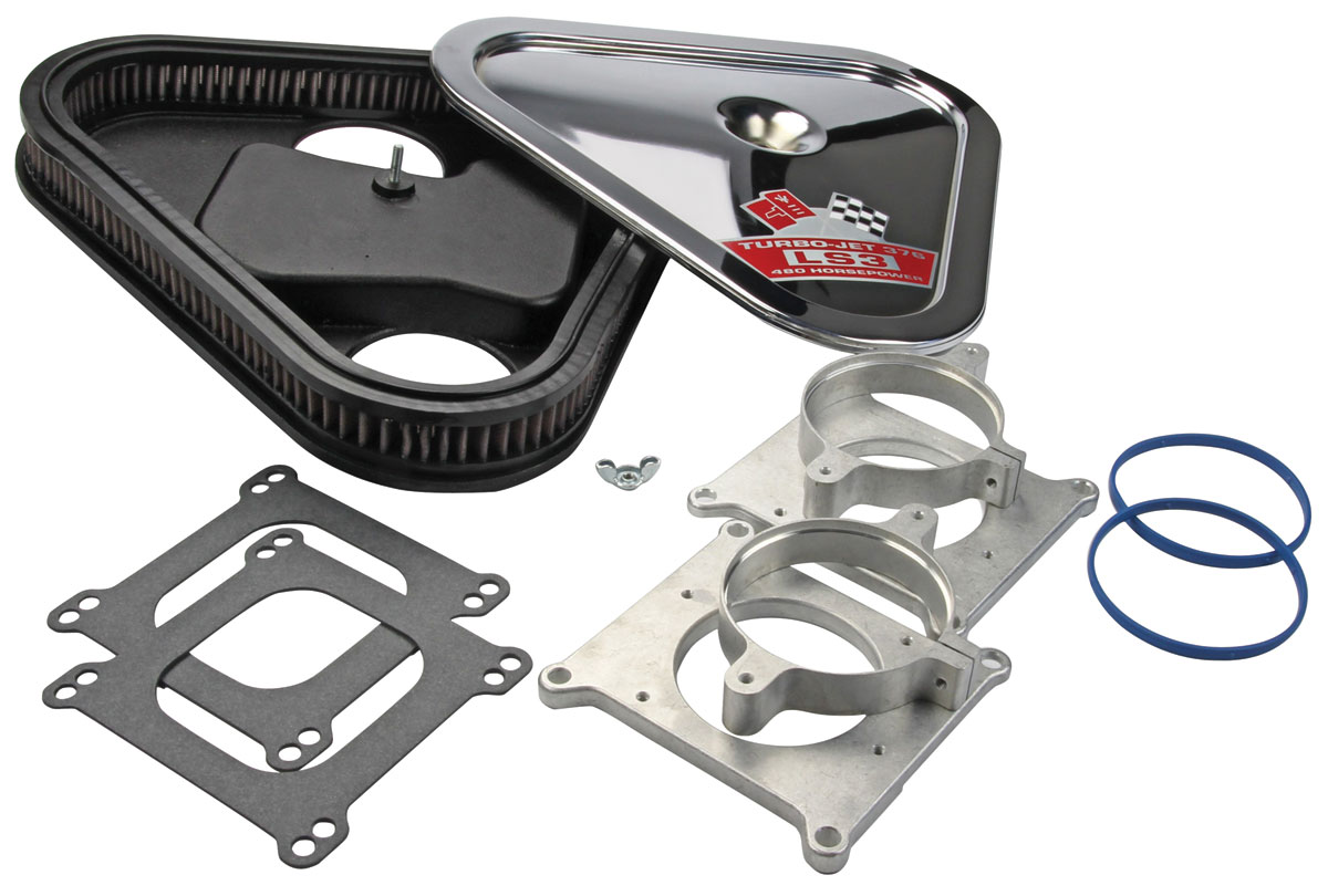 Air Cleaner, Lokar, LS TriPower w/ TB and 4150 Adapters
