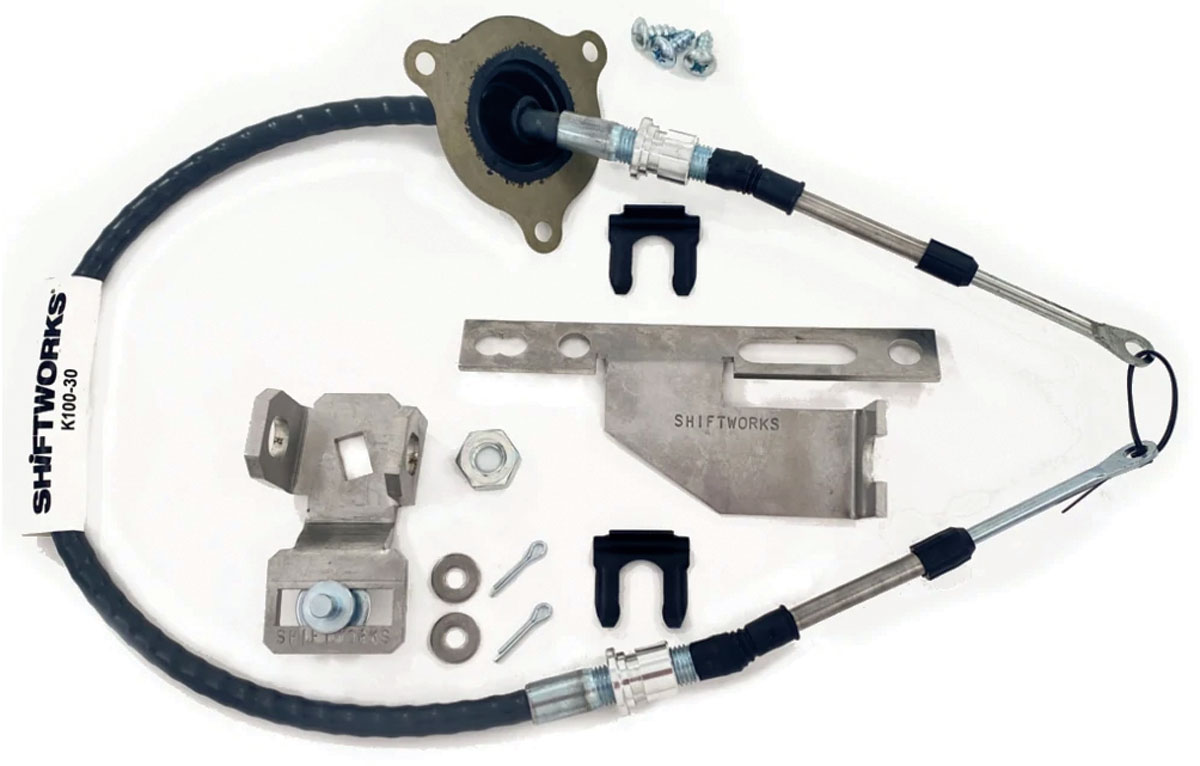 Shiftworks Conversion Kit, Dual Gate Shifter, 197072 Cutlass, 4Speed 700R4/2004R/4L60E
