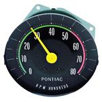 Gauge, Tachometer, 1965 GTO, 5100 Redline