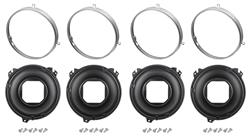 Mounting Bucket & Rings Kit, Headlights, 1967-69