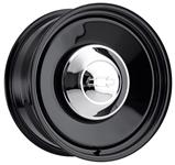 Wheel, US Wheel, Rat Rod Series 65, Gloss Black, 15x6, 3.50 BS