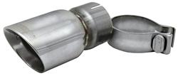 Exhaust Tip, Single 3.0" Pro-Series Universal 2.5" Inlet, Clamp Included