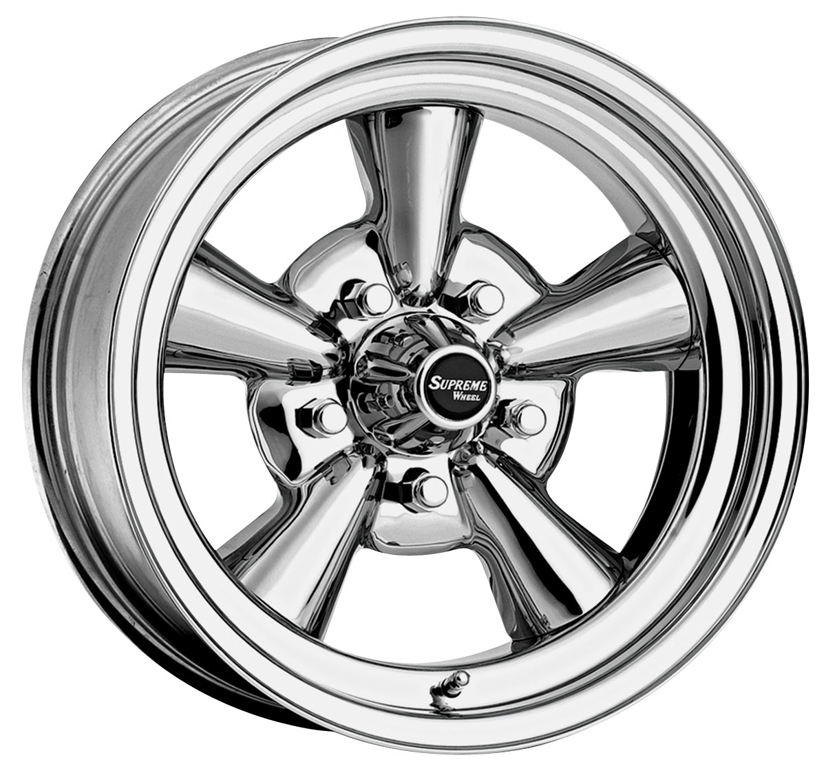 U.S. Wheel - Wheel, US Wheel, Supreme Series 48, Chrome, 13x7, 5x4