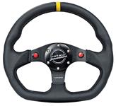 Steering Wheel, NRG, 320mm, Flat Bottom, Dual Switches
