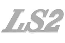 Emblem, LS2, Mirror Polished Stainless, Laser Cut