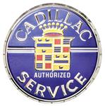 Sign, Cadillac Service, 22.5" x 22.5"