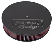 Air Cleaner, Edelbrock, Victor Series Oiled 14" x 3" Round