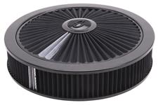 Air Cleaner, Edelbrock, Pro-Flo Oiled 3", Round 14" x 3.5", Breathable Lid