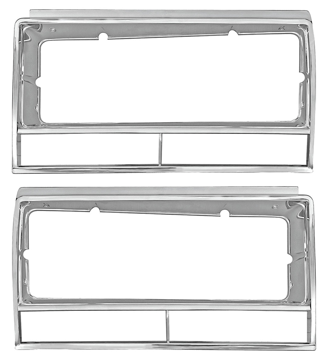 RESTOPARTS Headlamp Bezels, 198287 El Camino/198283 Malibu, Pair