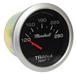 Gauge, 2-1/16" Trans Temp, 120-280F, With Sender, Short Sweep Electric
