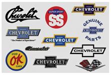 Sign, Metal, Chevrolet Through The Years