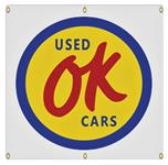 Banner, Chevrolet "Ok Used Cars" Vinyl