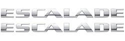 Nameplate, Front Door, 2002-14 Escalade/EXT/ESV, Chrome, Pair