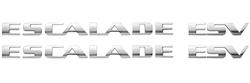 Nameplate, Front Door, 2003-14 Escalade ESV, Chrome, Pair