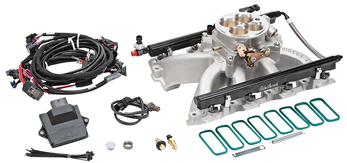 EFI Set, Edelbrock, ProFlo, 4150Style, LS GEN III/IV, Cathedral Port