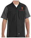 Shirt, Mechanic, Red Kap 2-Tone Short Sleeve, "Pontiac" w/Arrowhead