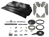 Hood Kit, Cowl Induction, 1970-72 Monte Carlo, Complete w/Spacer & Cowl Hood
