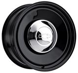 Wheel, US Wheel, Rat Rod Series 65, Gloss Black, 18x7, 3.50 BS, w/Center Cap