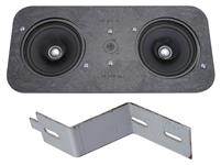 Speakers, Dash, 3.5" Round, 1968 Chevelle/EC, Kenwood, w/A/C, 40-Watt, 4-Ohm