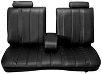 Seat Upholstery, Vinyl, 1978-82 El Camino, w/ Armrest, Grouped Vertical Pleats