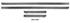 Molding, Rocker Panel, 1966 El Camino, Complete, Kit