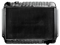 Radiator, Std Core, 1966-67 CHV/EC, V8 BB, 4-Row, 15-1/2" X 25-1/2", DR. Fill