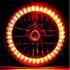 Headlights, Octane Lighting  7" LED Split Circuit Full Halo, H4 Bulb, Black Hsng
