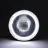 Headlights, Octane Lighting, 7" COB LED White Halo, H4 Bulb, Flood Glass