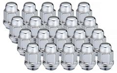 Lug Nut, Closed-End Tapered Seat, 7/16"-20, SS/Mag Wheel, 20-Pc Kit