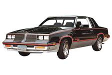 Decal & Stripe Set, 1983 Cutlass, Hurst/Olds, Red/Silver & Black
