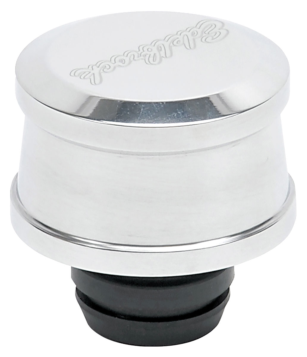 Breather, Valve Cover, Edelbrock, Billet Aluminum, Round