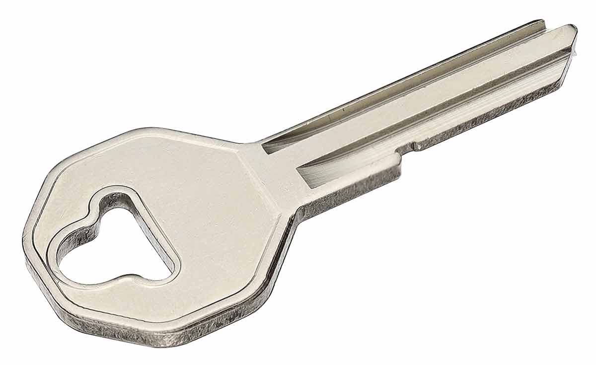 RESTOPARTS - Key Blank, 1959-66, Octagon, without GM Logo