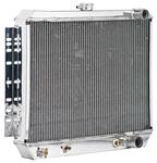 Radiator, Aluminum, Be Cool, 1964-65 A-body, AT, 26" x 21", RH Upper/Lower