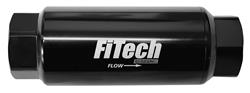 Fuel Filter, FiTech Go Fuel, In-Line, 100-Micron, Billet Aluminum