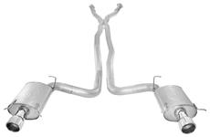 Exhaust, Cat-Back, Stainless Works, 2004-07 CTS-V, Chambered, Fact. Conn.