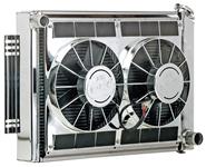 Radiator Module, Show&Go, Be Cool, 1966-67 A-body, 26" x 21", LH Upper/RH Lower