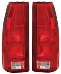 Tail Light Assembly, ANZO, 1999-00 Escalade, Incandescent, OE Style