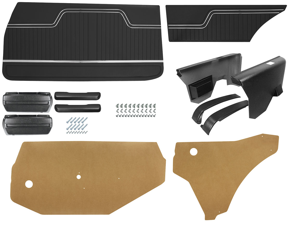 Legendary Auto Interiors - 1970-72 Chevelle Coupe Door Panel Kit