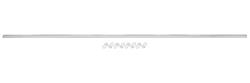 Molding, Upper Tailgate Finishing, 1978-87 El Camino, w/Clips