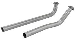 Downpipes, Flowmaster, 1964-74 Chevy A-Body, w/Small Block, 2.5" SS, 3-Bolt