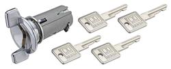 Lock Set, Ignition, 1969-78 GM, w/GM Square Keys
