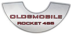 Decal, Air Cleaner, 1969-72 Cutlass, Rocket 455, 2bbl