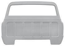 Cab Rear Panel, 1967-72 GM Truck, Large Window, No Cargo Light Hole